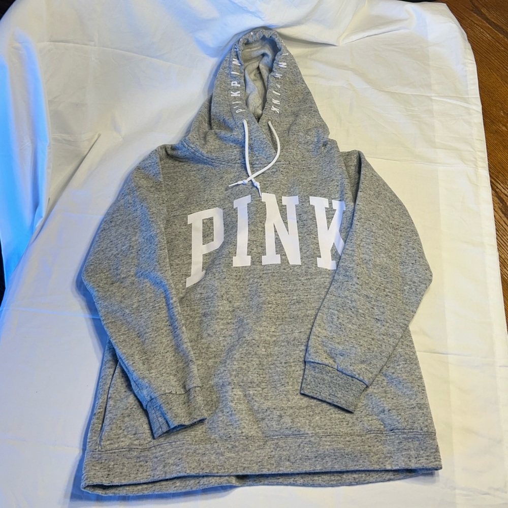 VS PINK hoodie with pockets. Size large
